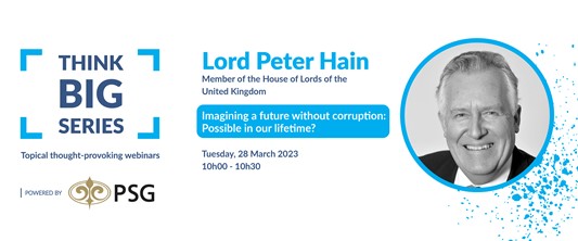 Think Big with Lord Peter Hain